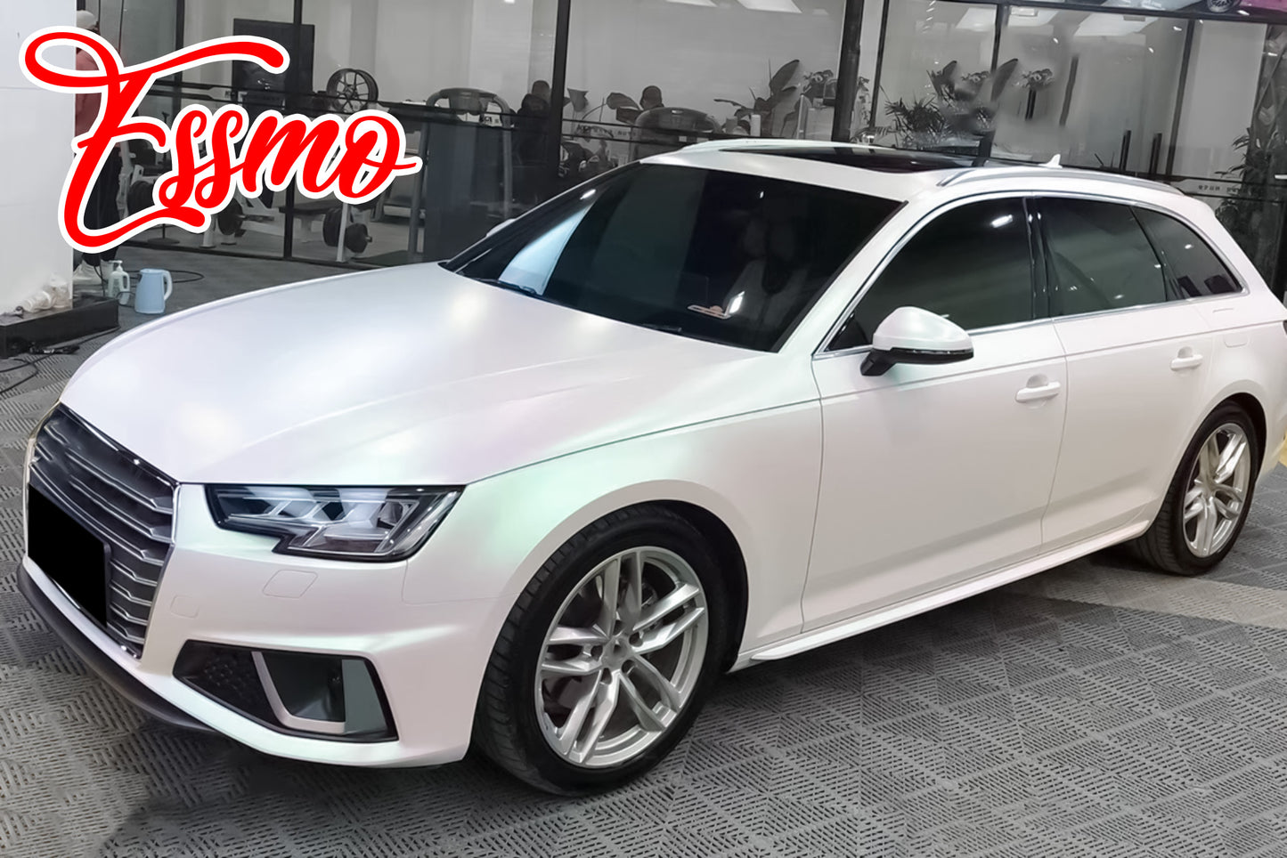 Galaxy Dust Matte Aurora White Dry Apply PPF TPU Paint Protection Film