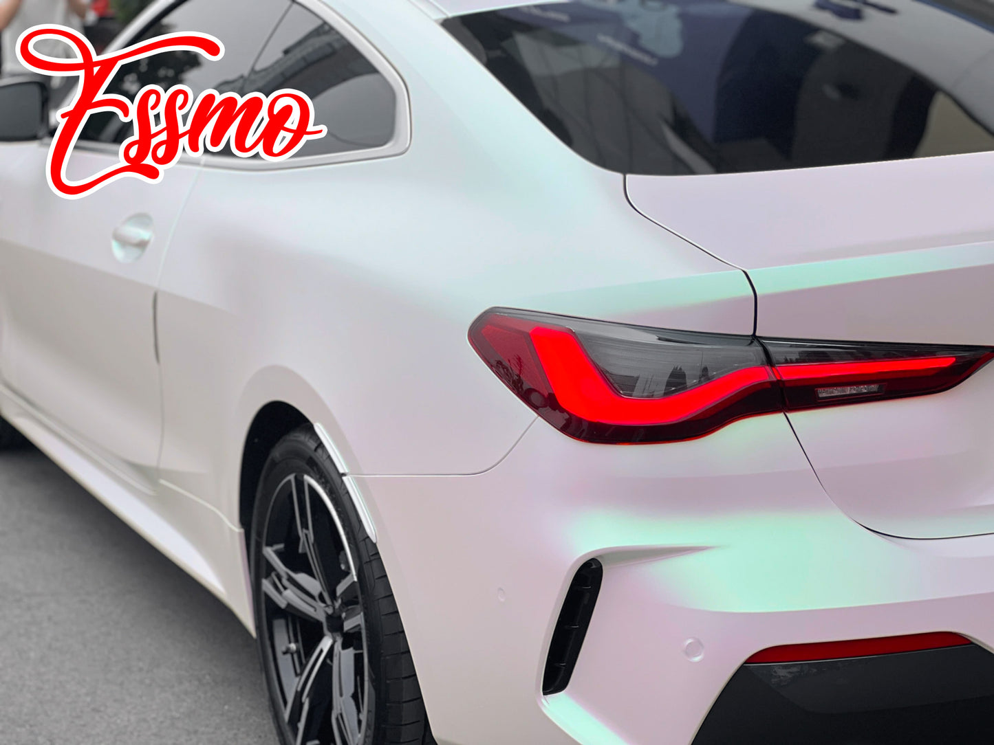 Galaxy Dust Matte Aurora White Dry Apply PPF TPU Paint Protection Film