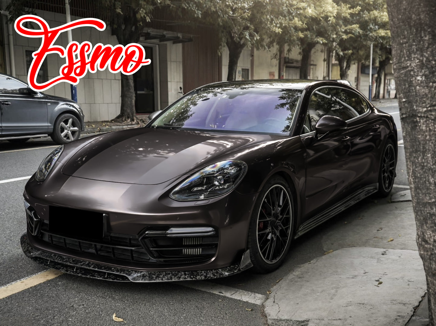 Liquid Metallic Gunmetal Gray Dry Apply PPF TPU Paint Protection Film