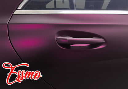 Matte Metallic Blackish Purple Dry Apply PPF TPU Paint Protection Film