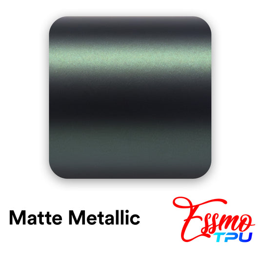 Matte Metallic Jasper Green Dry Apply PPF TPU Paint Protection Film