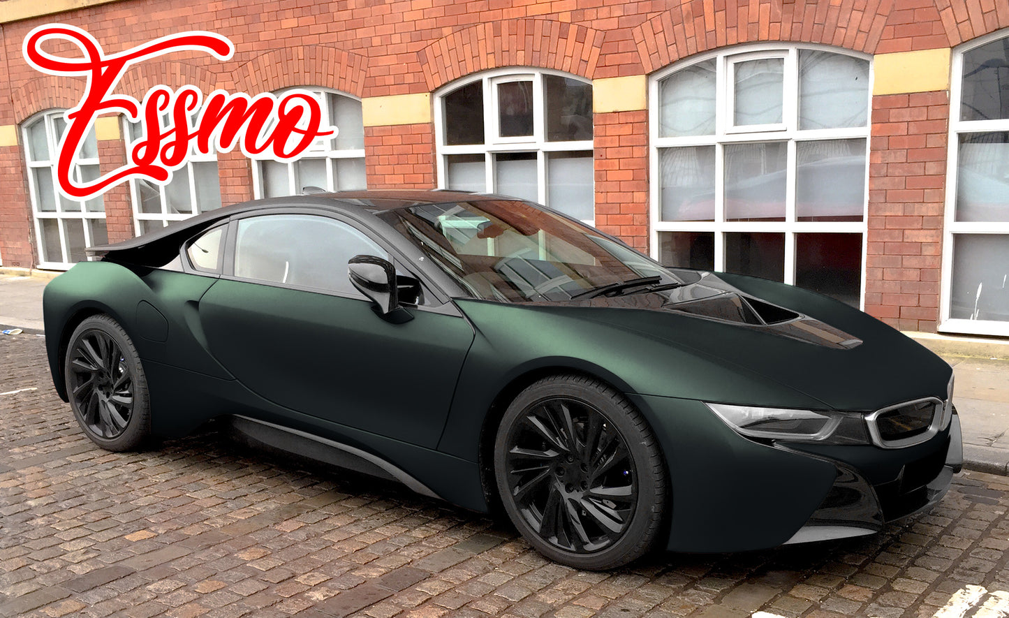 Matte Metallic Jasper Green Dry Apply PPF TPU Paint Protection Film