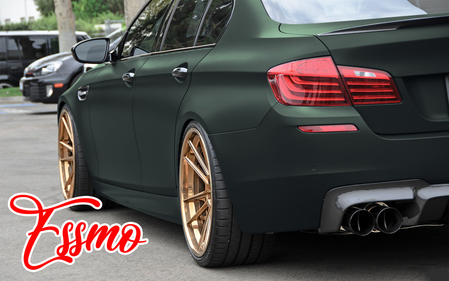 Matte Metallic Jasper Green Dry Apply PPF TPU Paint Protection Film