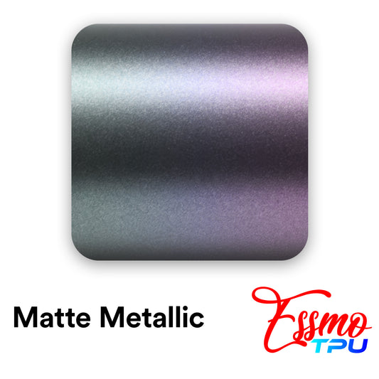 Matte Metallic Carpi Gray Purple Dry Apply PPF TPU Paint Protection Film