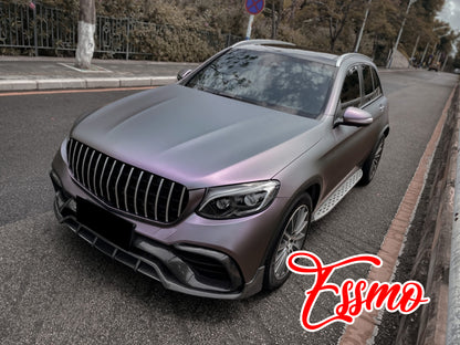 Matte Metallic Carpi Gray Purple Dry Apply PPF TPU Paint Protection Film