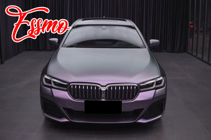 Matte Metallic Carpi Gray Purple Dry Apply PPF TPU Paint Protection Film