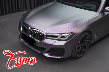 Matte Metallic Carpi Gray Purple Dry Apply PPF TPU Paint Protection Film