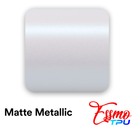 Matte Metallic Mineral White Dry Apply PPF TPU Paint Protection Film