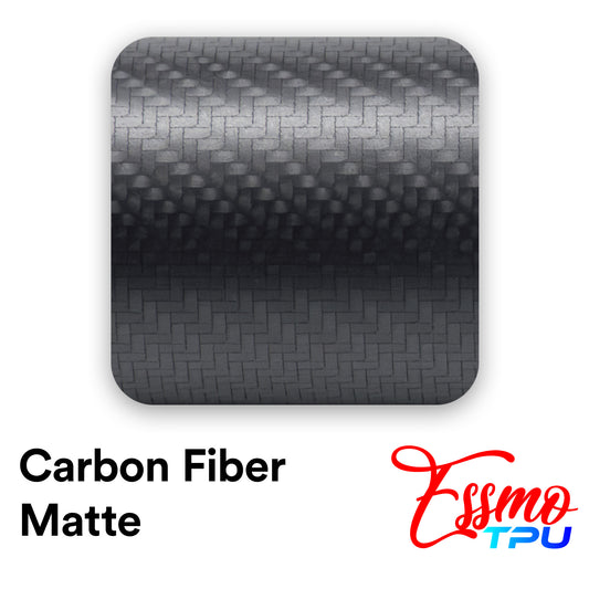 Carbon Fiber Matte Black Dry Apply PPF TPU Paint Protection Film