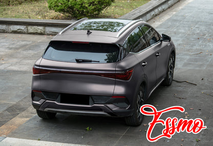 Matte Metallic Steel Gray Dry Apply PPF TPU Paint Protection Film