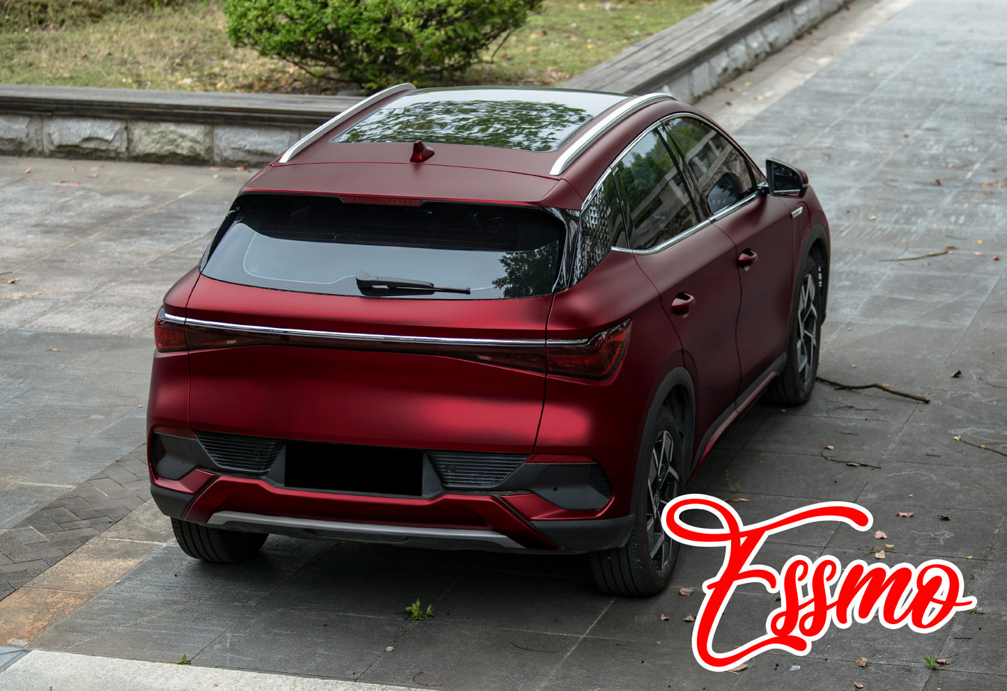 Matte Dragon Blood Red Dry Apply PPF TPU Paint Protection Film