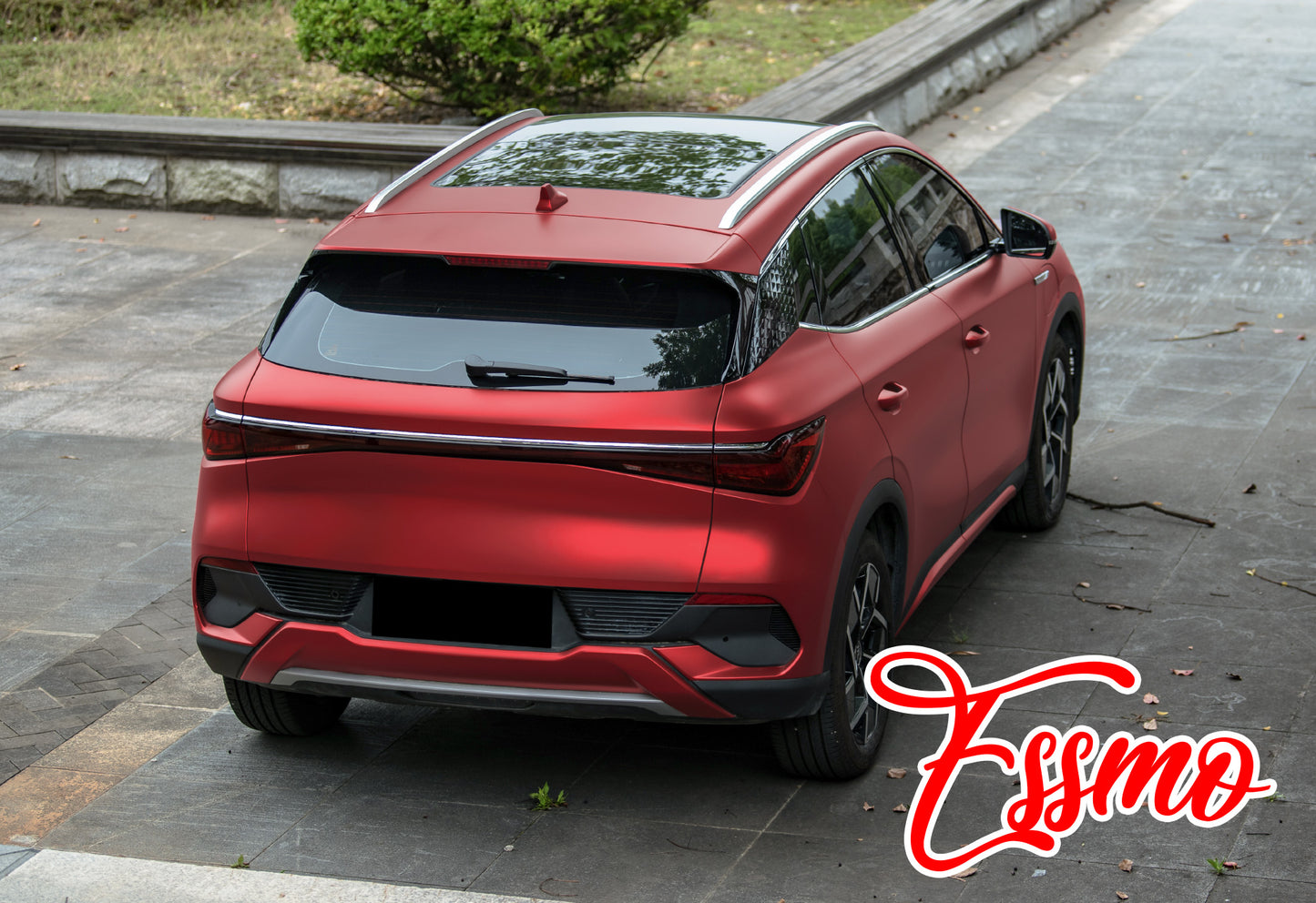 Matte Romanee Red Dry Apply PPF TPU Paint Protection Film