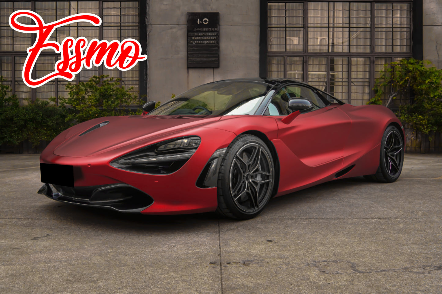 Matte Romanee Red Dry Apply PPF TPU Paint Protection Film