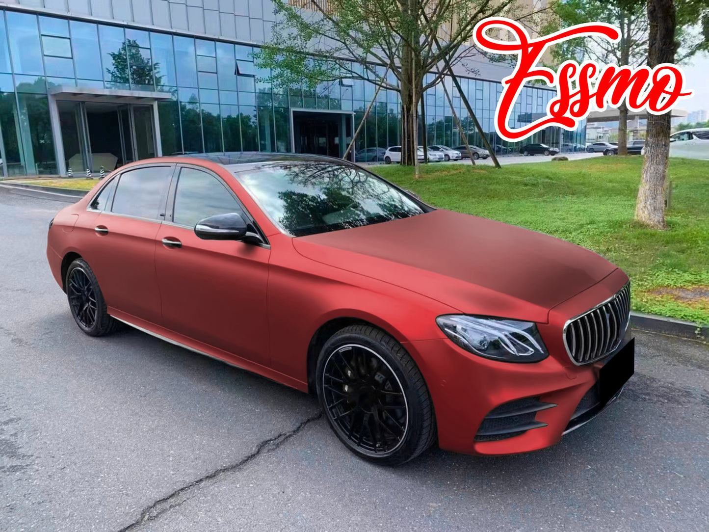 Matte Romanee Red Dry Apply PPF TPU Paint Protection Film