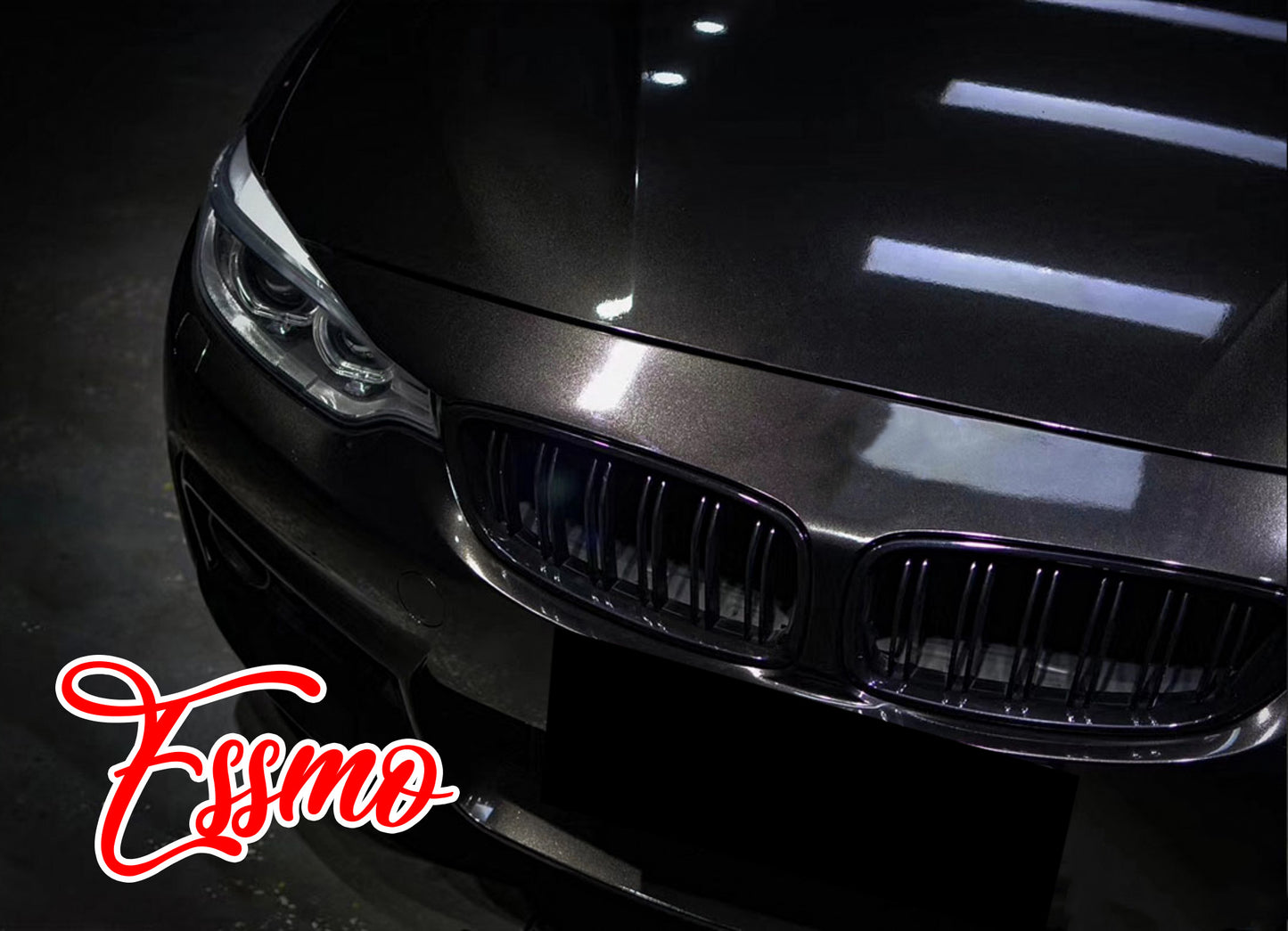 Gloss Metallic Graphite Gray Dry Apply PPF TPU Paint Protection Film