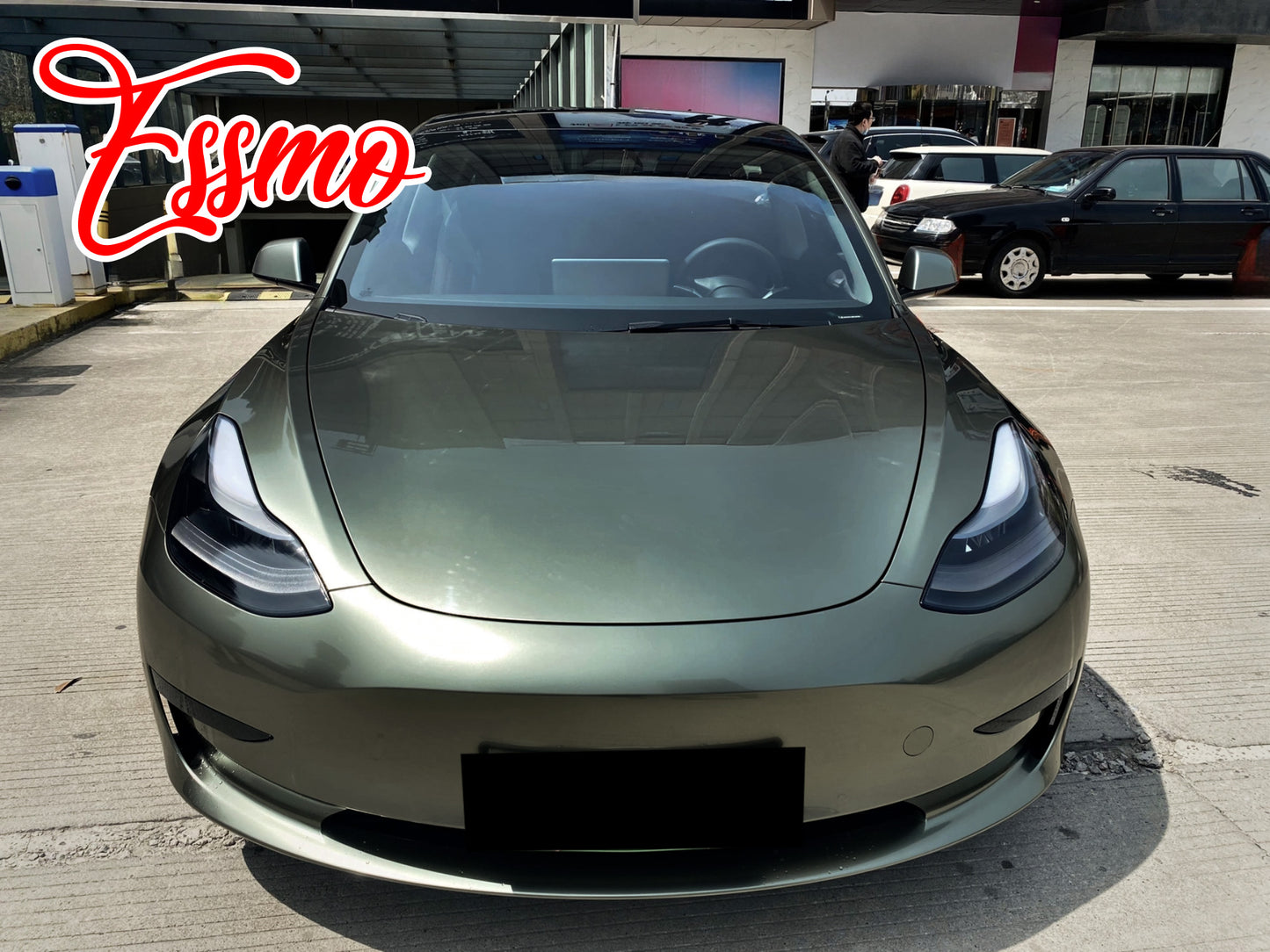 Gloss Metallic Millennium Jade Dry Apply PPF TPU Paint Protection Film