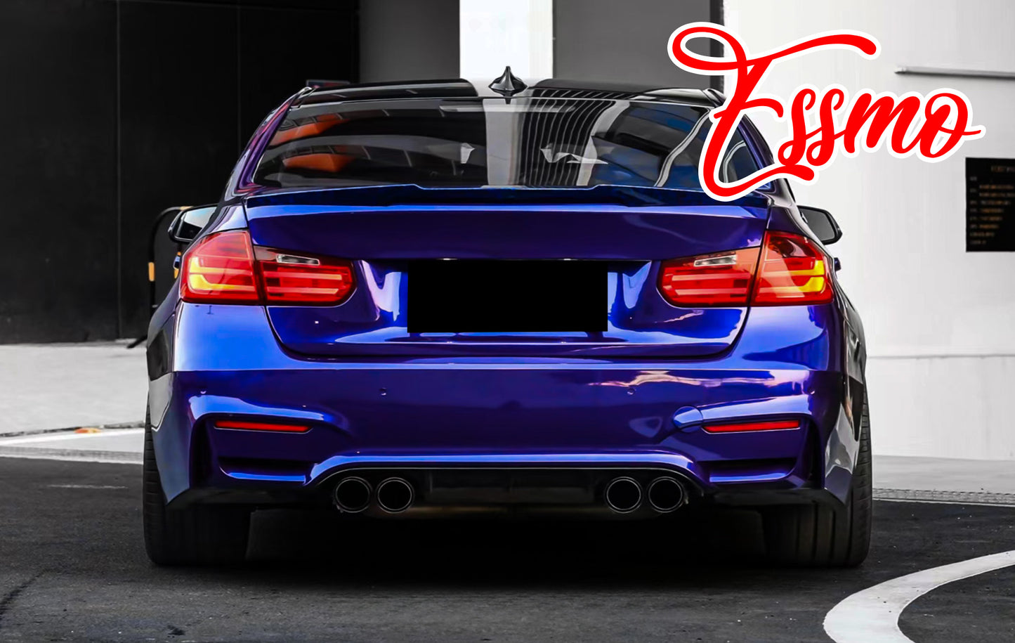 Gloss Metallic Royal Indigo Blue Dry Apply PPF TPU Paint Protection Film