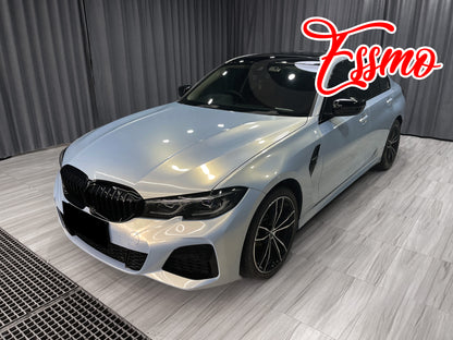 Gloss Metallic Shark Blue Dry Apply PPF TPU Paint Protection Film