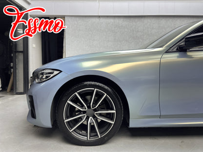 Gloss Metallic Shark Blue Dry Apply PPF TPU Paint Protection Film