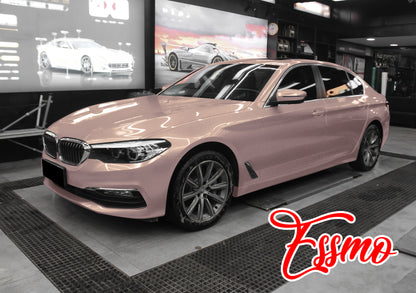 Gloss Metallic Smoky Pearl Pink Dry Apply PPF TPU Paint Protection Film