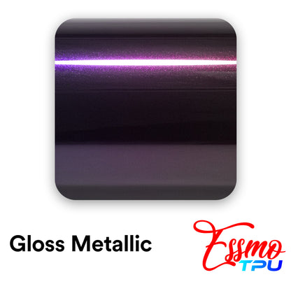Gloss Metallic Midnight Purple Dry Apply PPF TPU Paint Protection Film