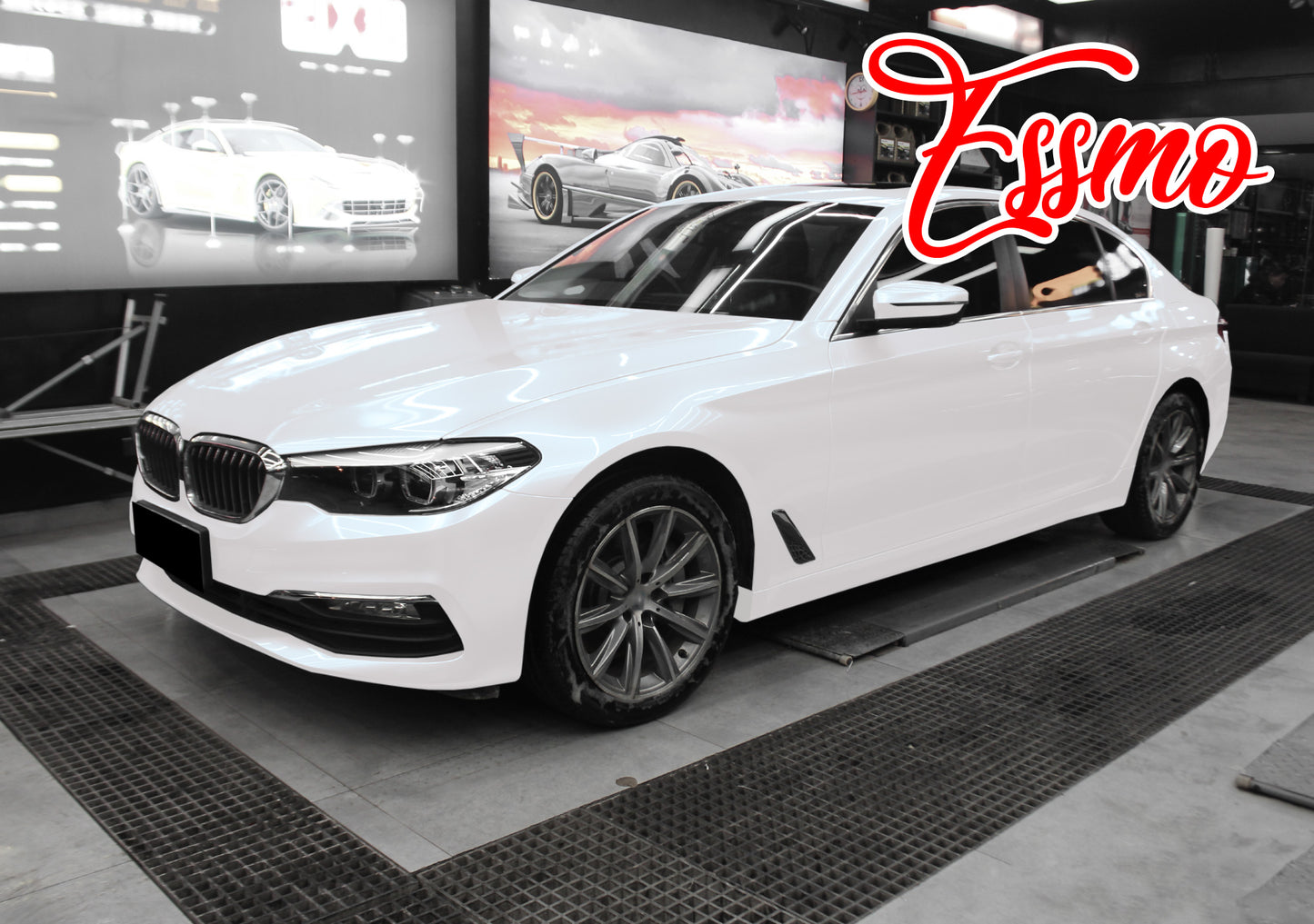 Pearl White Gloss White Dry Apply PPF TPU Paint Protection Film