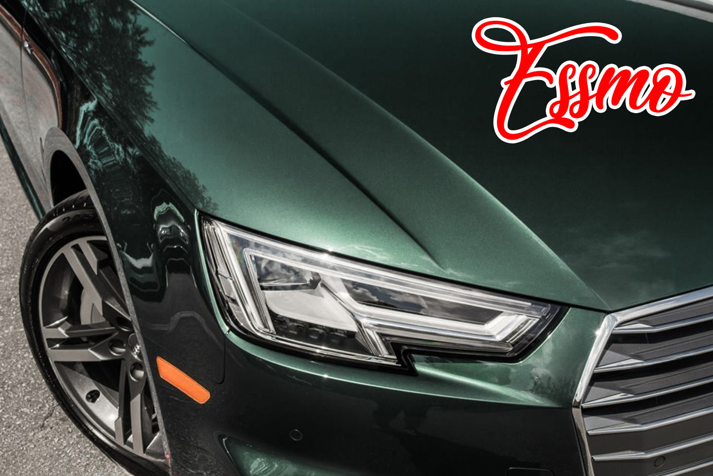 Gloss Metallic Forest Green Dry Apply PPF TPU Paint Protection Film