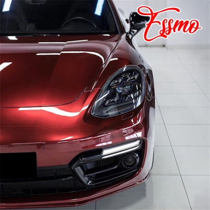 Gloss Metallic Crimson Red Dry Apply PPF TPU Paint Protection Film