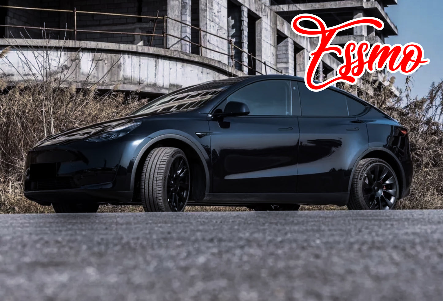 Gloss Metallic Azurite Black Dry Apply PPF TPU Paint Protection Film