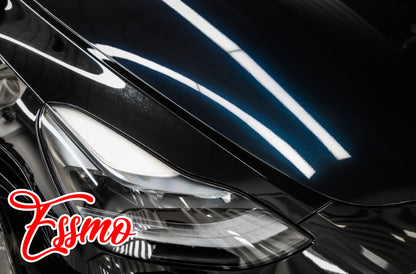 Gloss Metallic Azurite Black Dry Apply PPF TPU Paint Protection Film