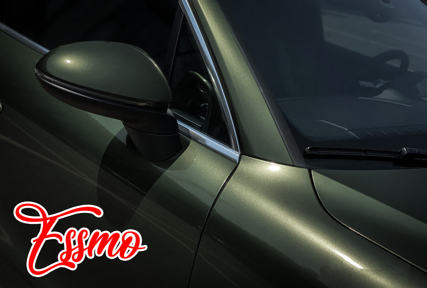 Gloss Metallic Oak Green Dry Apply PPF TPU Paint Protection Film