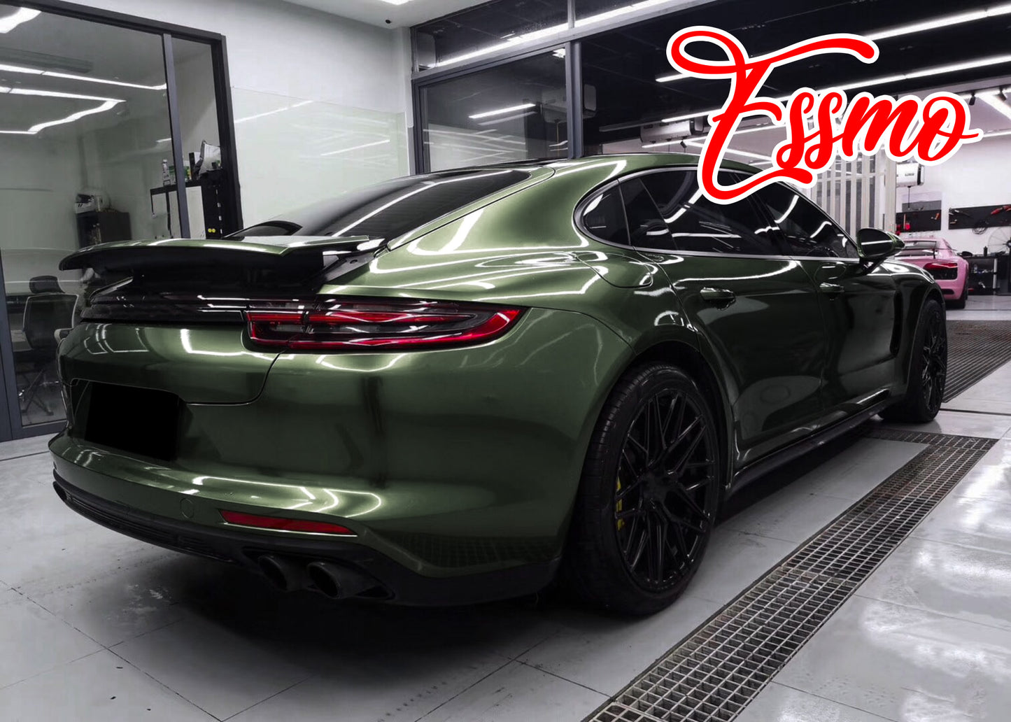 Gloss Metallic Oak Green Dry Apply PPF TPU Paint Protection Film