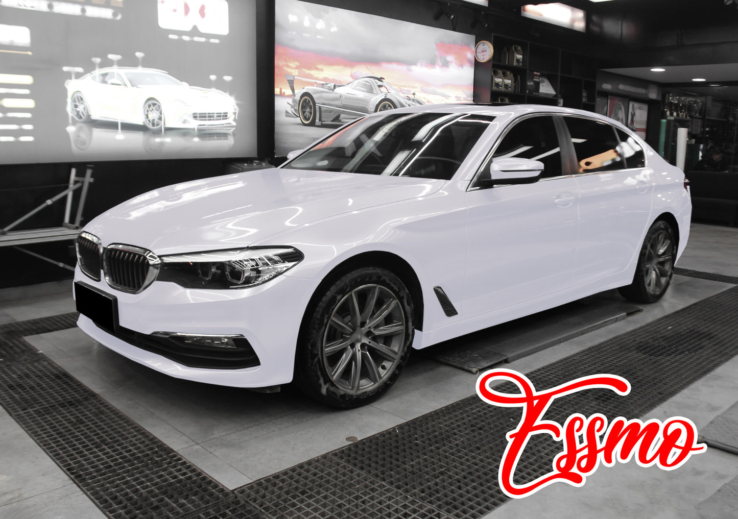 Liquid Metallic Moonlight White Dry Apply PPF TPU Paint Protection Film