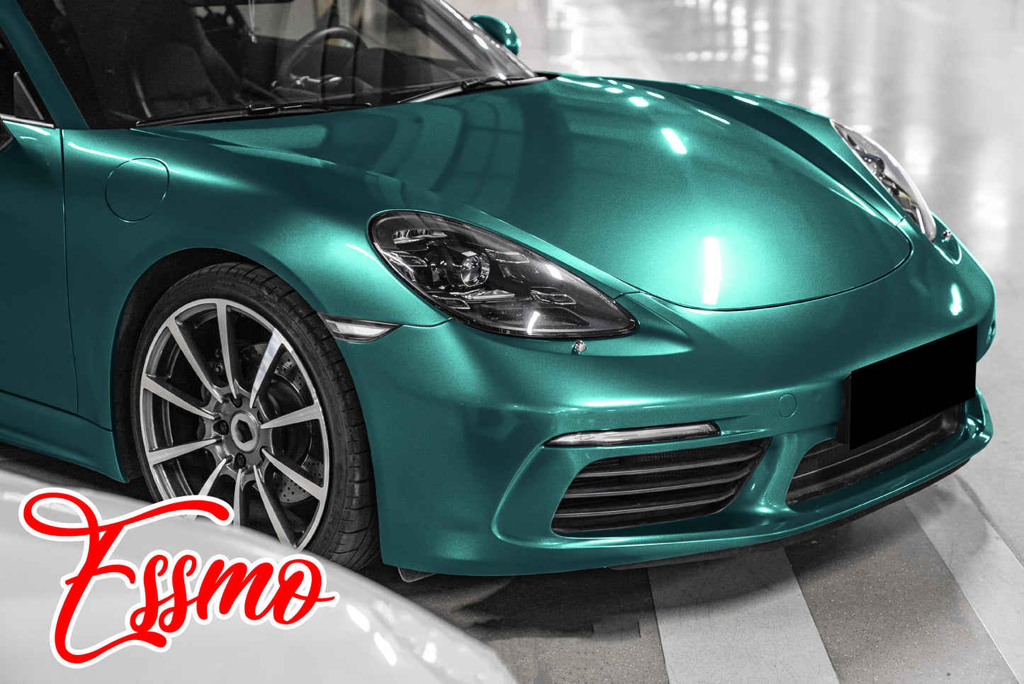Gloss Metallic Racing Green Dry Apply PPF TPU Paint Protection Film