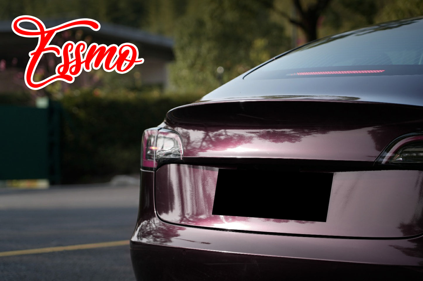 Gloss Metallic Deep Amethyst Dry Apply PPF TPU Paint Protection Film