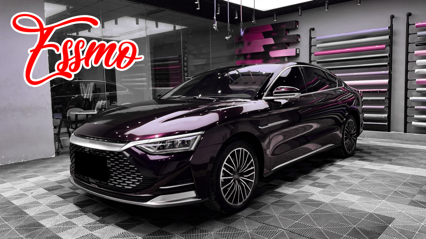 Gloss Metallic Amethyst Purple Dry Apply PPF TPU Paint Protection Film