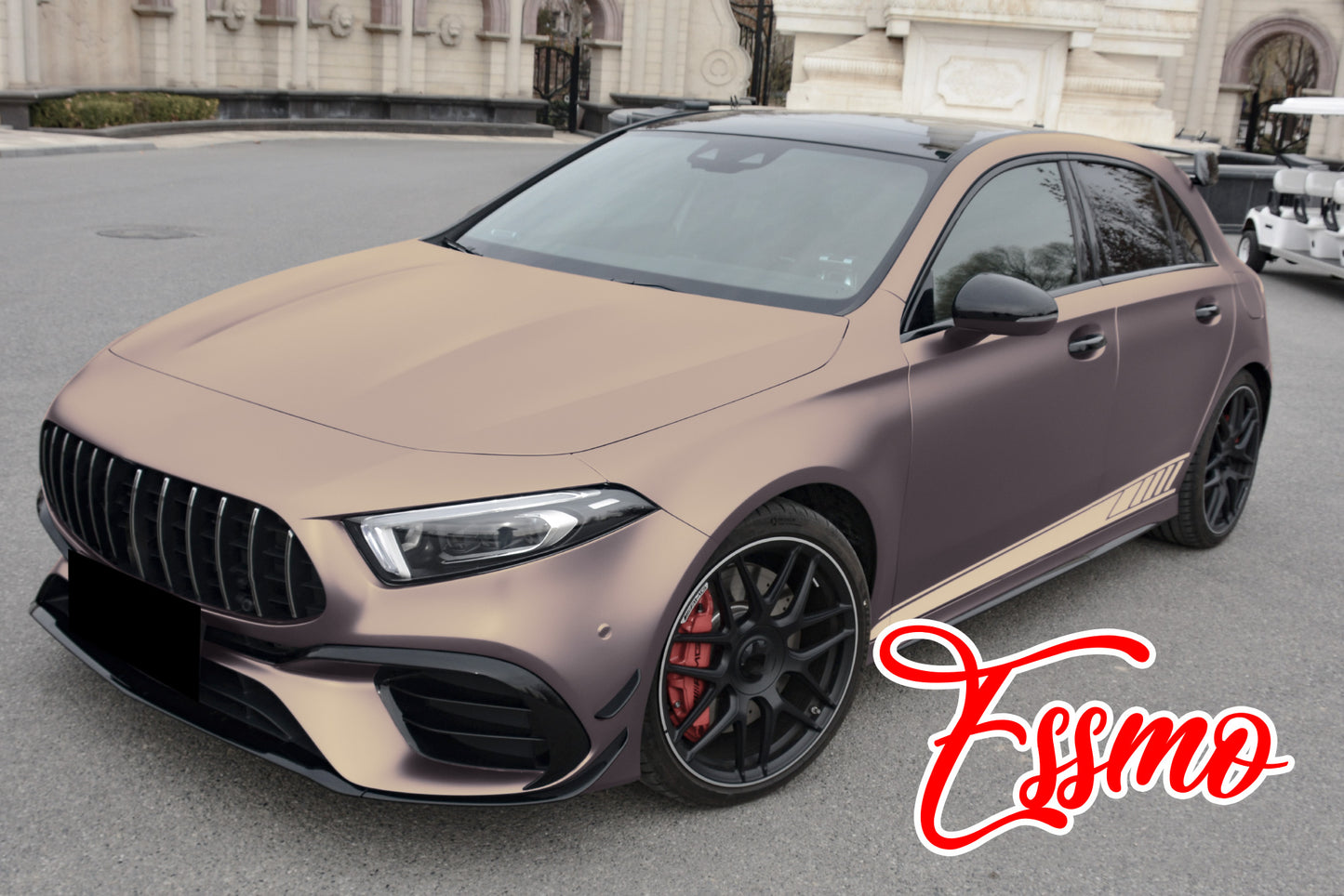 Matte Metallic Solar Bronze Dry Apply PPF TPU Paint Protection Film