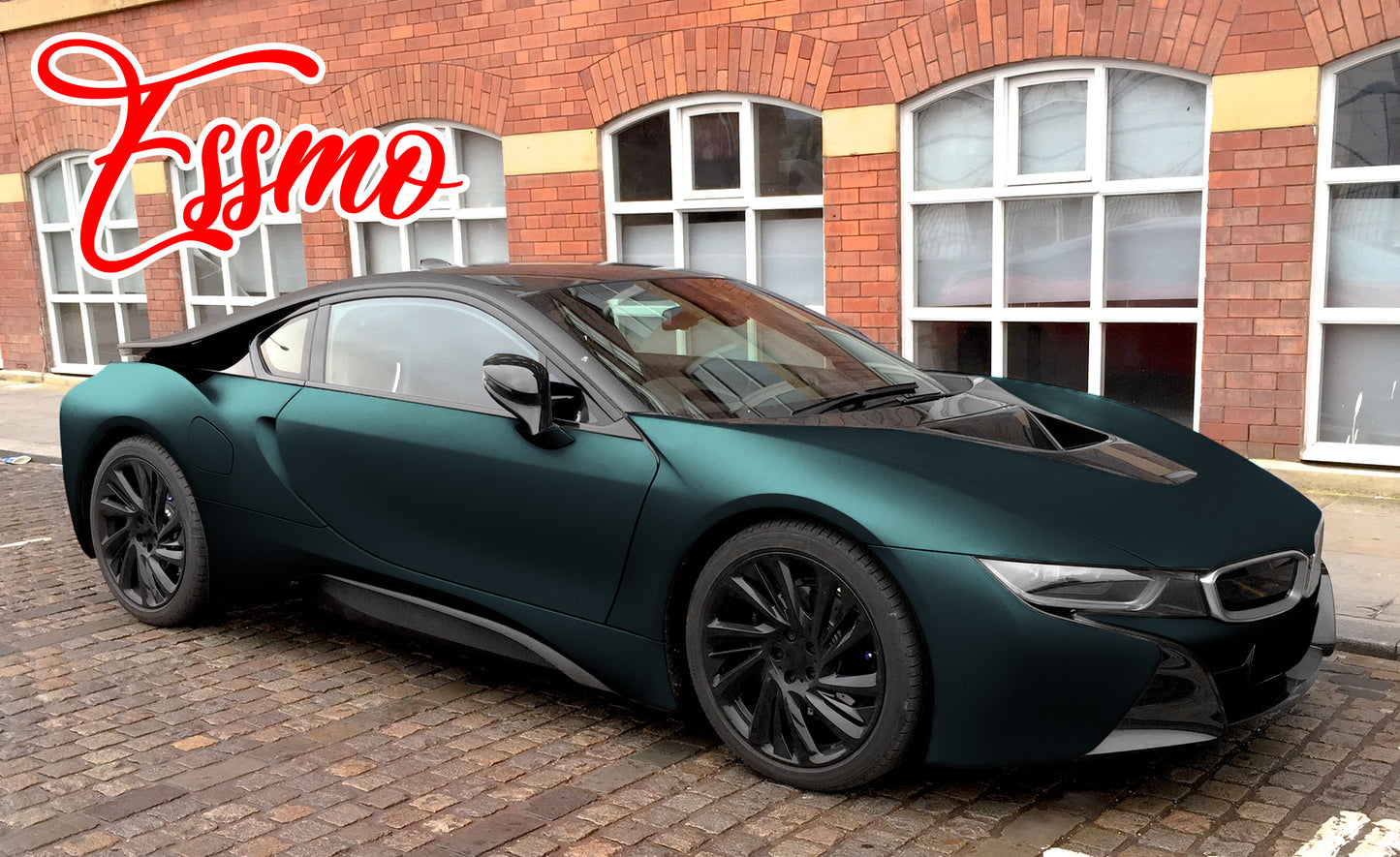 Matte Metallic Racing Green Dry Apply PPF TPU Paint Protection Film