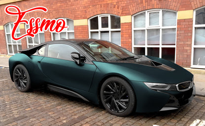 Matte Metallic Racing Green Dry Apply PPF TPU Paint Protection Film