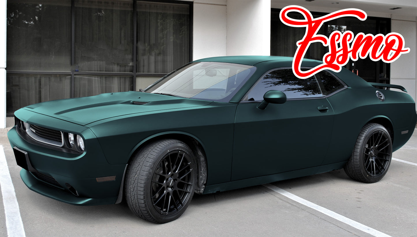 Matte Metallic Racing Green Dry Apply PPF TPU Paint Protection Film