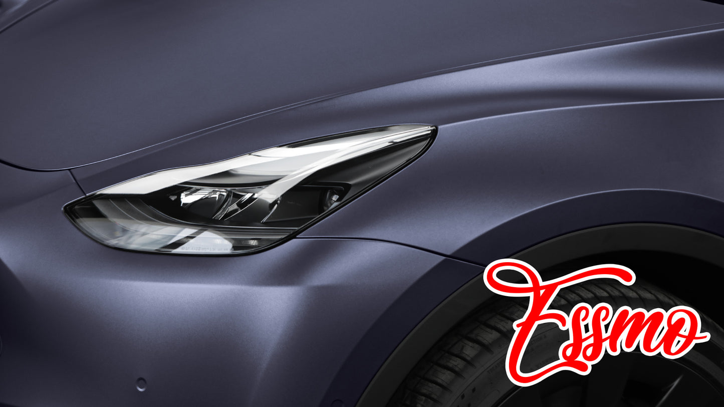 Matte Metallic Racing Blue Dry Apply PPF TPU Paint Protection Film