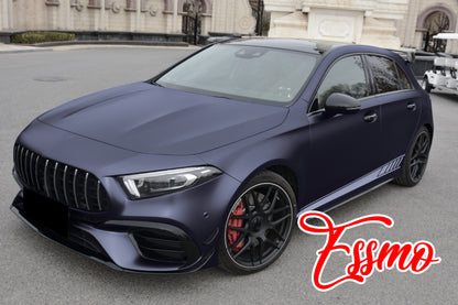 Matte Metallic Racing Blue Dry Apply PPF TPU Paint Protection Film