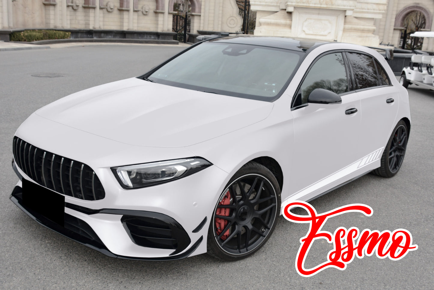 Matte Moonlight White Dry Apply PPF TPU Paint Protection Film
