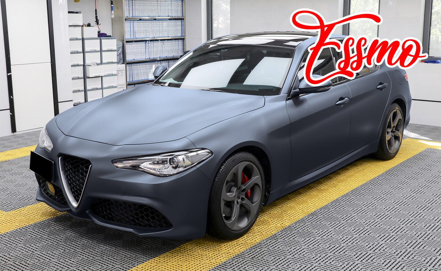 Matte Metallic Gray Blue Dry Apply PPF TPU Paint Protection Film