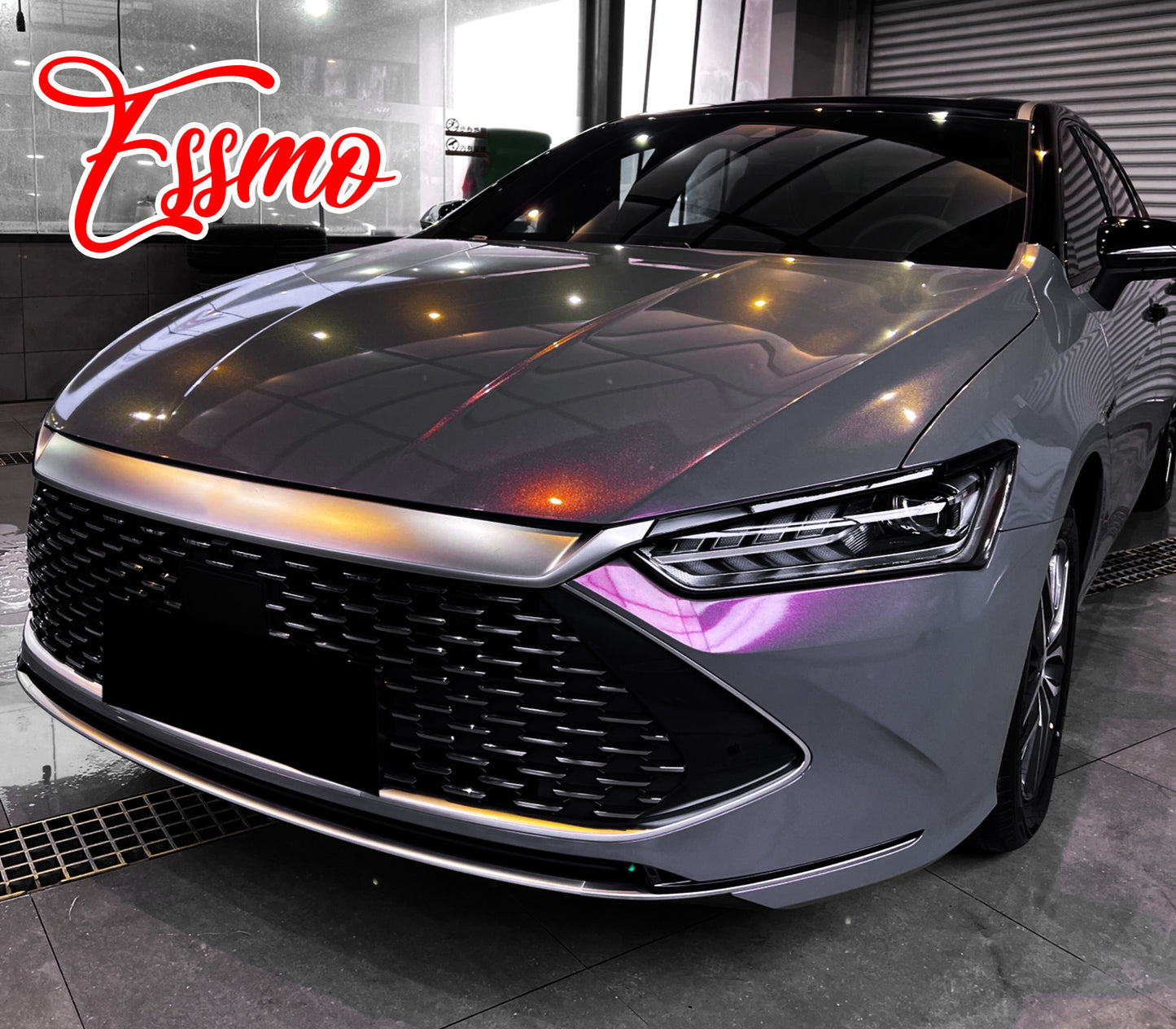 Galaxy Dust Gloss Phantom Gray Red PPF TPU Paint Protection Film Full Roll Special Order