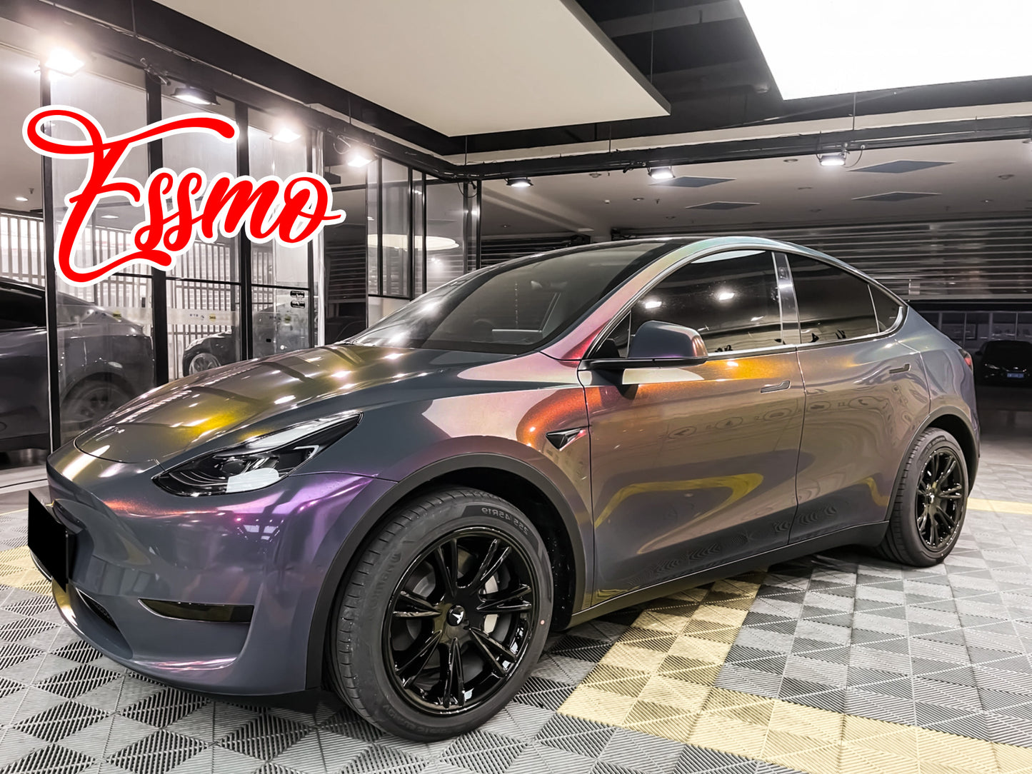 Galaxy Dust Gloss Phantom Gray Red PPF TPU Paint Protection Film Full Roll Special Order
