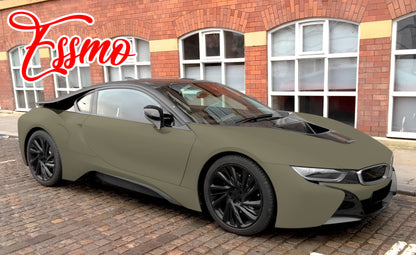 Matte Khaki Green Dry Apply PPF TPU Paint Protection Film