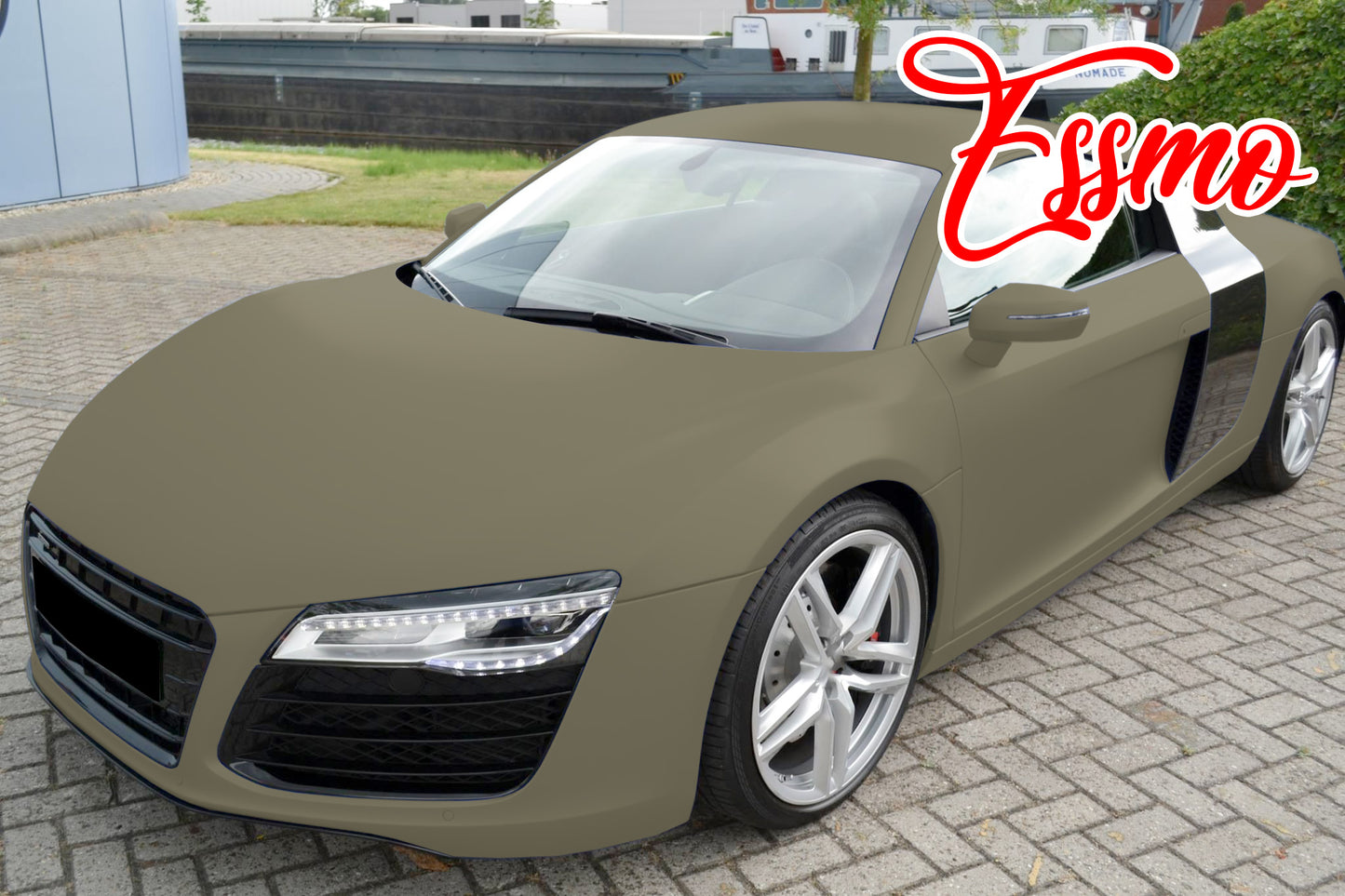 Matte Khaki Green Dry Apply PPF TPU Paint Protection Film