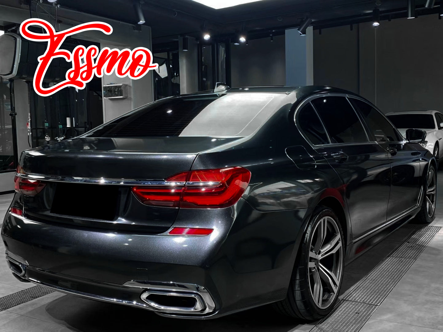 Gloss Metallic Moonstone Gray Dry Apply PPF TPU Paint Protection Film