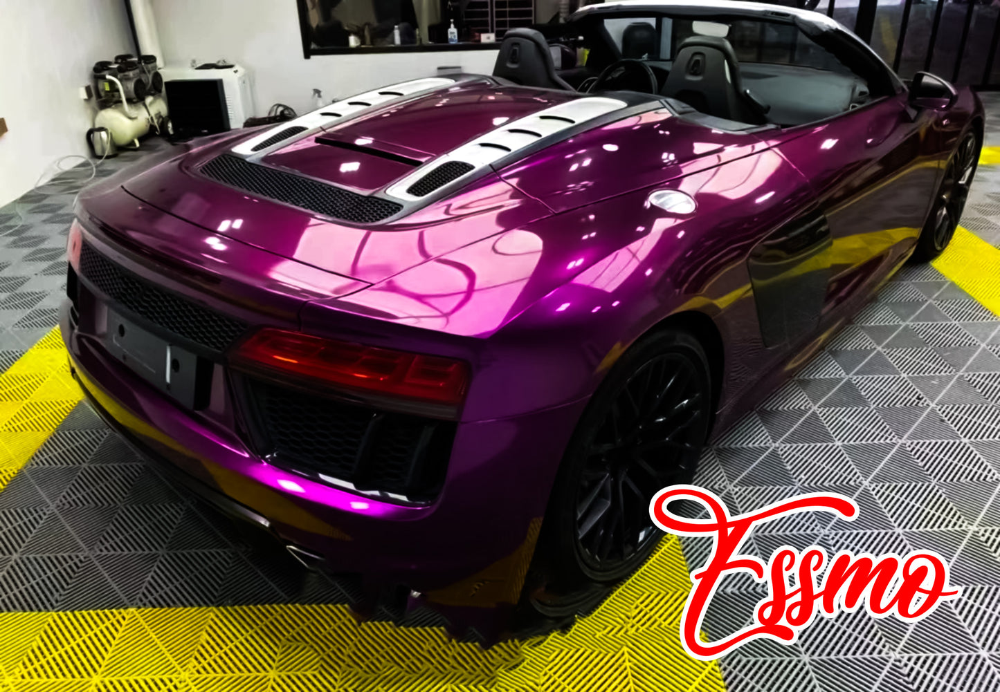 Gloss Metallic Pearl Violet Dry Apply PPF TPU Paint Protection Film